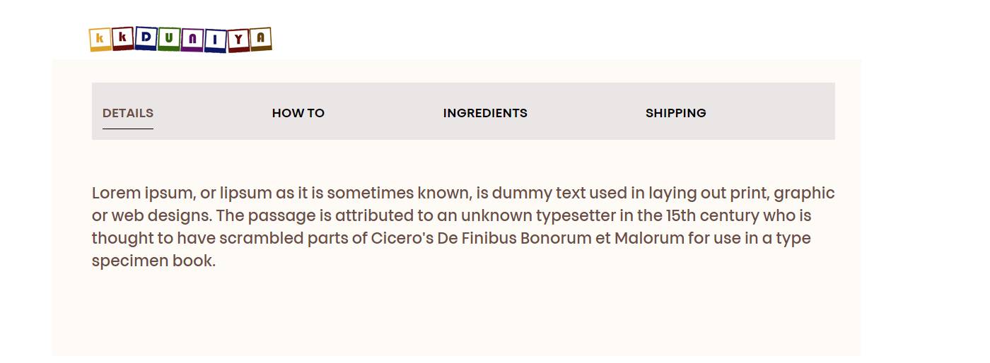 Add custom tabs on product page in shopify